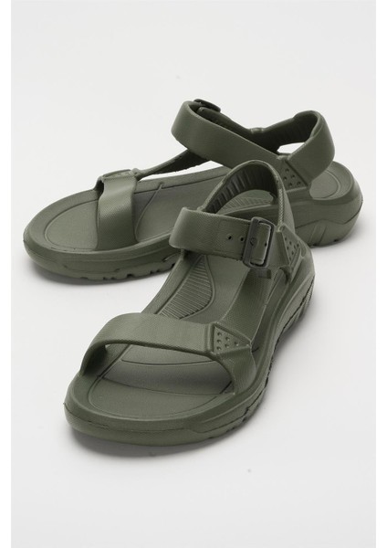 Unisex Eva Spor Kaymaz Yürüyüş Sandaleti HAKİ indirimleri