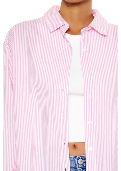 Poplin Çizgili Gömlek modelleri