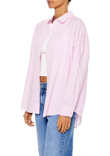 Poplin Çizgili Gömlek fırsatları