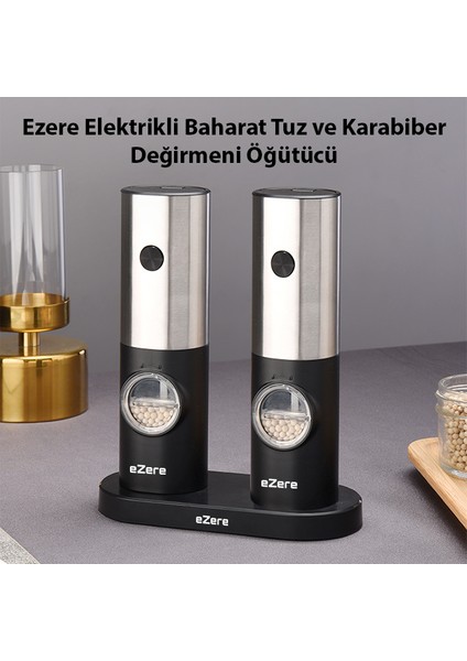 Elektrikli Baharat Tuz ve Karabiber Değirmeni Öğütücü fiyatları