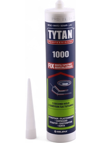 Montaj Yapıştırıcı 310 ml Beyaz Mutfak Banyo Ahşap Dolap Beton Fayans Mermer Çok Amaçlı (6 Adet) modelleri