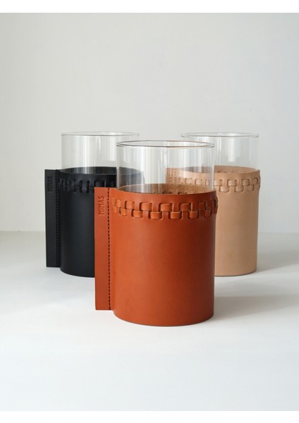 Chateau Hakiki Deri Vazo El Yapımı Vejetal Deri indirimleri