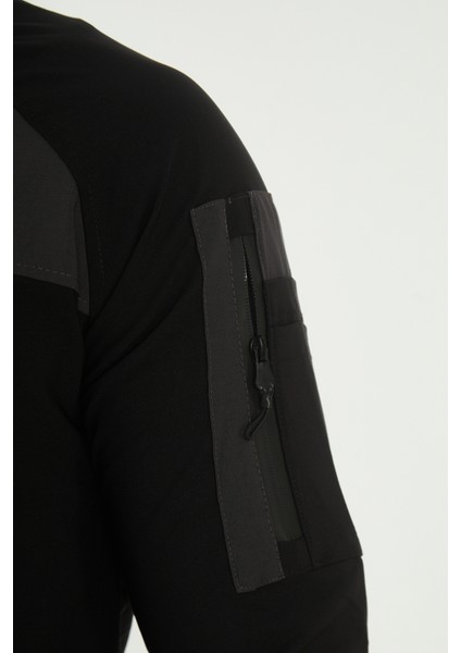 CAMP260 Outdoor Tactical Su Iticili Erkek Fermuarlı Taktik Sweatshirt fırsatları