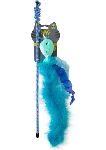 Nifty Narwhal Kedi Otlu Hışırtılı ve Tüylü Kedi Oltası