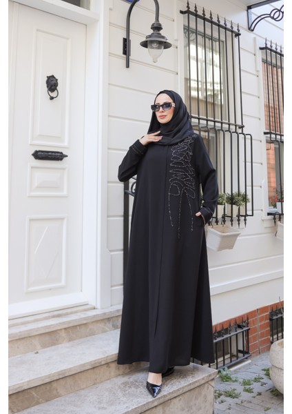 Eliza Taş Işlemeli Ferace - 9042