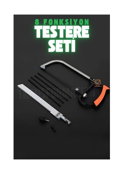 Testere Seti 8 In 1 8 Fonksiyonlu Karbon Çelik
