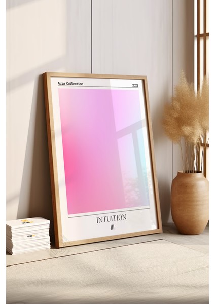 Aura Serisi Ahşap Çerçeveli Poster, Tablo NO:189