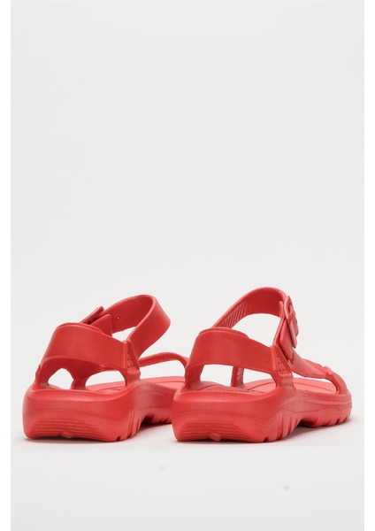 Unisex Eva Spor Kaymaz Yürüyüş Sandaleti KIRMIZI fırsatları