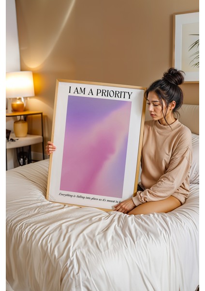 Aura Serisi Ahşap Çerçeveli Poster, Tablo NO:128 modelleri