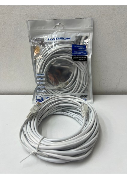 HDX-5009 eternet kablosu yüksek hızda veri aktarımı Patch Kablo 10 M