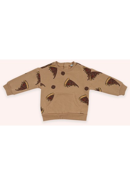 Erkek Bebek Baskılı 2'li Bej Takım fiyatları