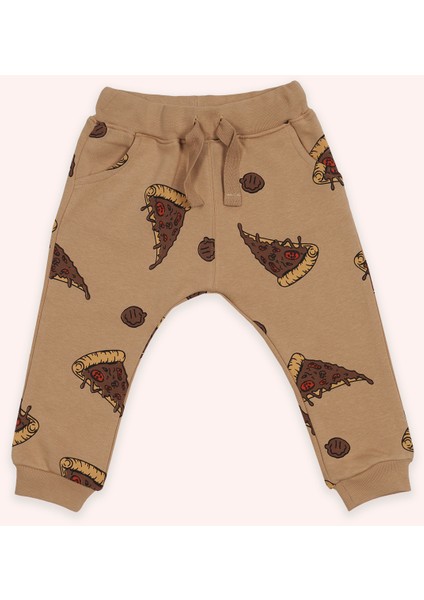 Erkek Bebek Baskılı 2'li Bej Takım indirimleri