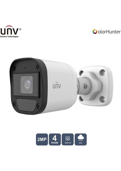 <![cdata[unv 2mp UAC-B112-AF28-W 2.8mm Colorhunter 20MT IP67 Ahd Dahili Ses Ir Bullet Kamera]]>