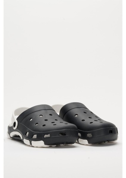 Unisex Çift Tabanlı Ortopedik Hemşire Doktor Aşçı Laboratuvar Deniz Havuz Terliği Sandalet SİYAH - BEYAZ modelleri