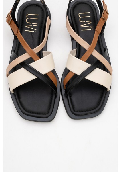 Rouse Siyah Multi Deri Kadın Sandalet fiyatları