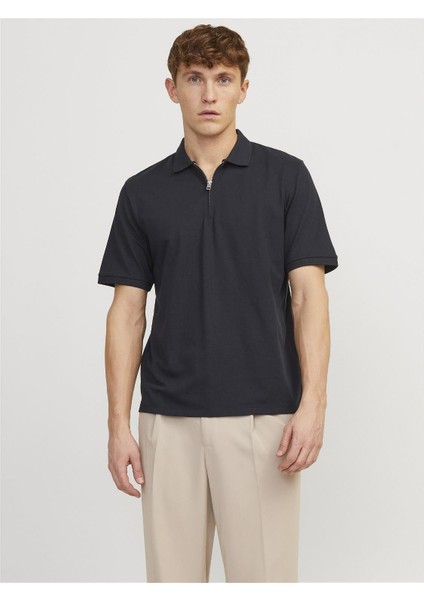 Jjemac Zip Ss Polo Sn Erkek T-Shirt