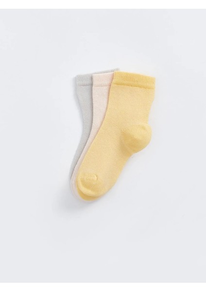 Kız Bebek Basic Dikişsiz 3 'lü Soket Çorap 3 Yaş - 6 Yaş fiyatları