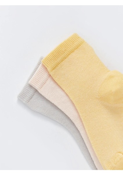 Kız Bebek Basic Dikişsiz 3 'lü Soket Çorap 3 Yaş - 6 Yaş modelleri
