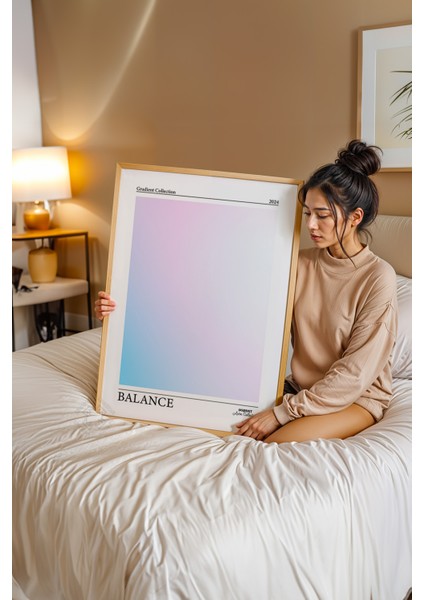 Aura Serisi Ahşap Çerçeveli Poster, Tablo No:30 modelleri