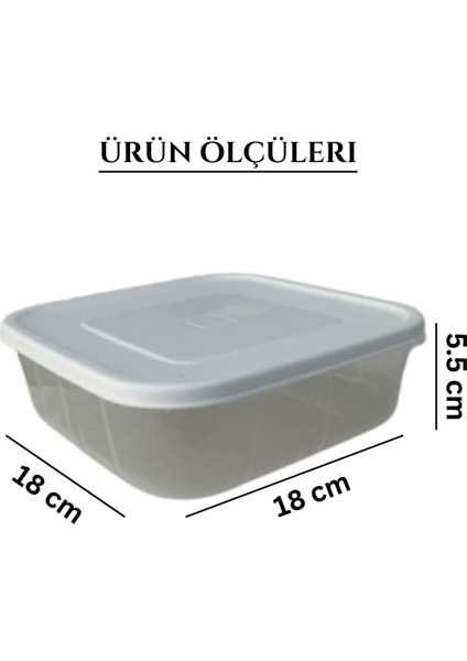 6 Parça Sızdırmaz Saklama Kabı 1.4 Lt - Bej