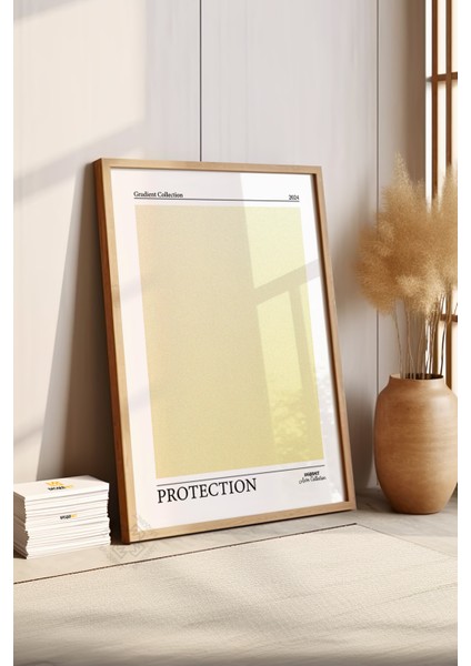 Aura Serisi Ahşap Çerçeveli Poster, Tablo No:49 fırsatları