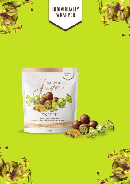 Juva Antep Fıstığı Ve Künefe Dolgulu Sütlü Çikolata, 100 gr