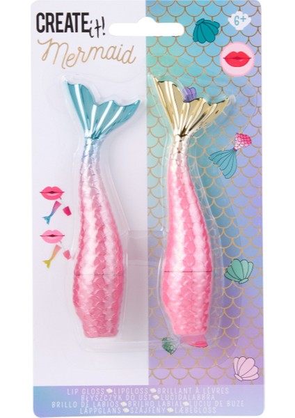 Dudak Parlatıcısı Seti - Pembe - Mermaid