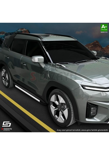 Vw Tiguan 2 Newline Krom Yan Basamak 173 cm 2016-2024 A+ Kalite indirimleri