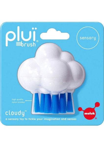 Plui Brush - Cloudy White Blue - 3+ Yaş