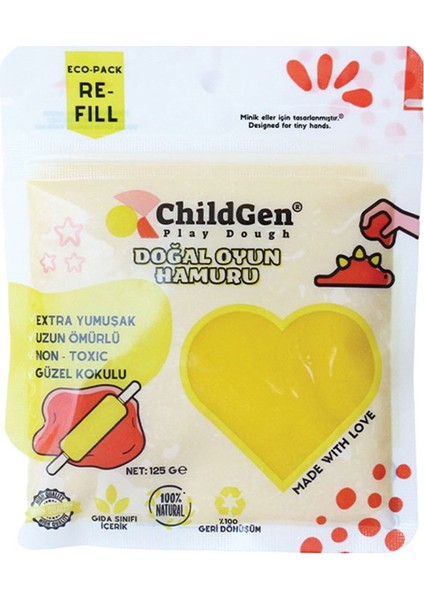 125GR Kartuş Oyun Hamuru - Sarı