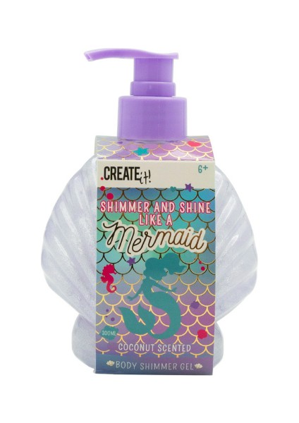 Simli Vücut Jeli - Mor - Mermaid