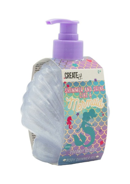 Simli Vücut Jeli - Mor - Mermaid