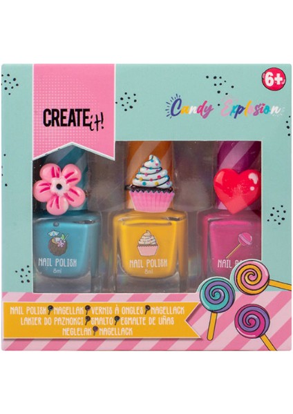 Oje ve Yüzük Seti - Cupcake - Candy Explosion