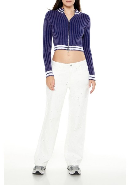 Twill Mid-Rise Pantolon