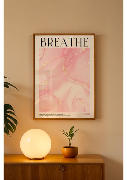 Aura Serisi Ahşap Çerçeveli Poster, Tablo NO:127 fiyatları