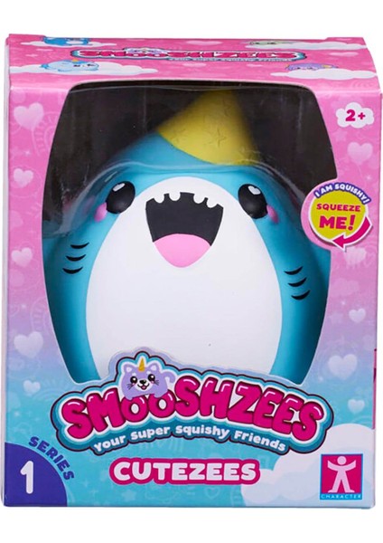 Mini Cutzees Squishy Figür S1 MH004001 - Mavi Köpek Balığı Snaws