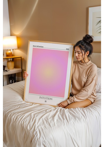 Aura Serisi Ahşap Çerçeveli Poster, Tablo NO:188 modelleri