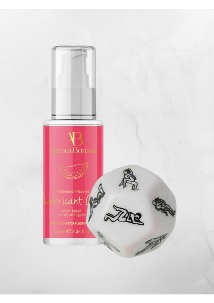 Karpuz Aromalı Jel 100ML + 12 Farklı Pozisyon Zarı Hediyeli