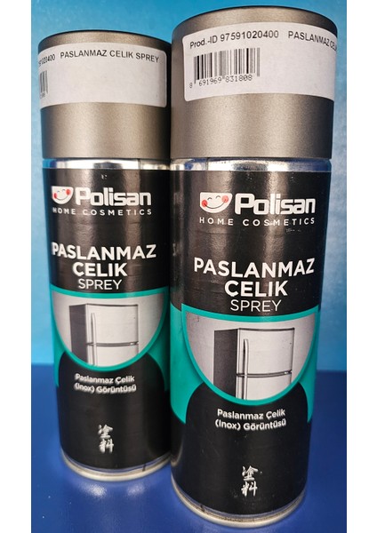 Paslanmaz Çelik Sprey