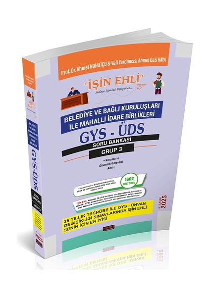Gys-Üds Belediye ve Bağlı Kuruluşları Mahalli Idare Birlikleri Personeli Grup 3 Soru Bankası Savaş Yayınları 2025