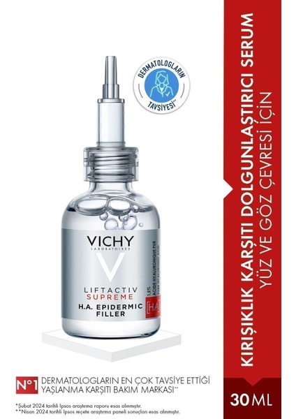 Liftactiv Superme Kırşıklık Karşıtı Dolgunlaştırıcı Serum 30 ml- Yüz ve Göz Çevresi İçin
