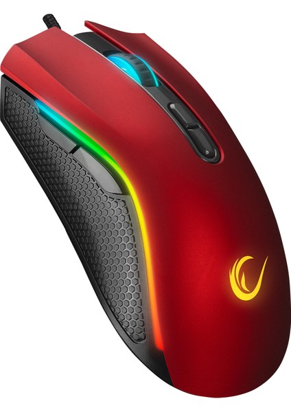 Smx-r44 V2 Makrolu Kırmızı 12800 Dpı Rgb Ledli 80 Milyon Gaming Pro Oyuncu Mouse