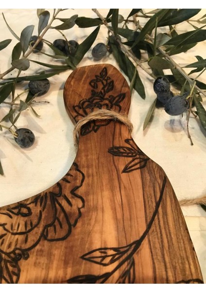 Zeytin Ağacı Kesme Tahtası - Sunum Tabağı