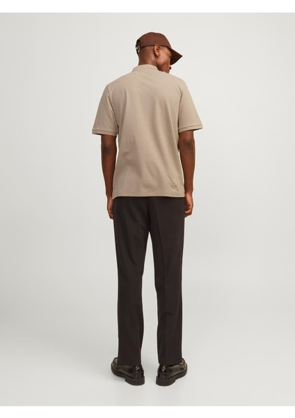 Jjemac Zip Ss Polo Sn Erkek T-Shirt