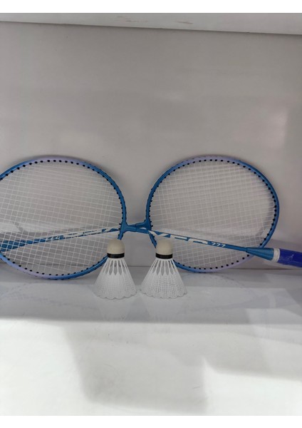 2 Adet Badminton Raketi Ile Deluxe Kaz Tüyü 2 Adet Badminton Topu ve Deluxe Badminton Çantası Çiftler Için Set