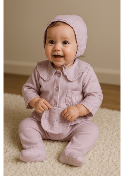 Mor Fistolu 5li Yenidoğan Hastane Çıkışı Seti