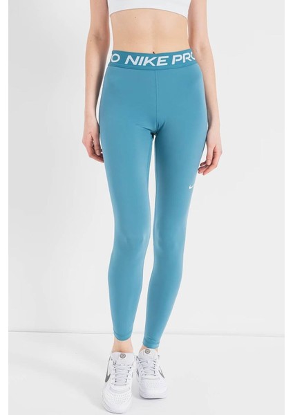 Pro 365 Dri Fit Training Mid Rise Full Length Tight Fit Toparlayıcı Tayt Açık Mavi