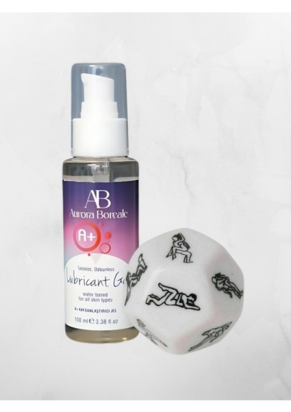 A+ Sade Su Bazlı Jel 100 ml + 12 Farklı Pozisyon Zarı Hediyeli