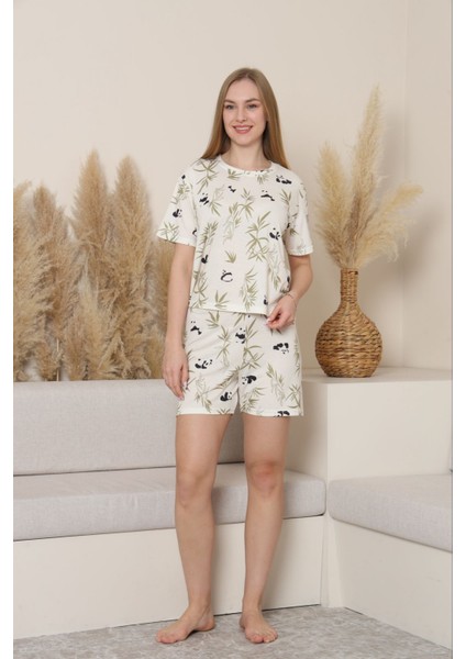 Modelli T-Shirt Şortlu Pijama Takımı