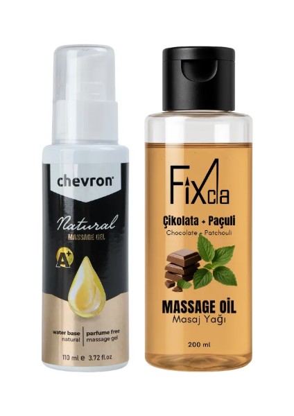 Doğal Su Bazlı Lubricant Jel+ Çikolata - Paçuli A.f.r.o.d.i.z.y.a.k Etkili Masaj Yağı